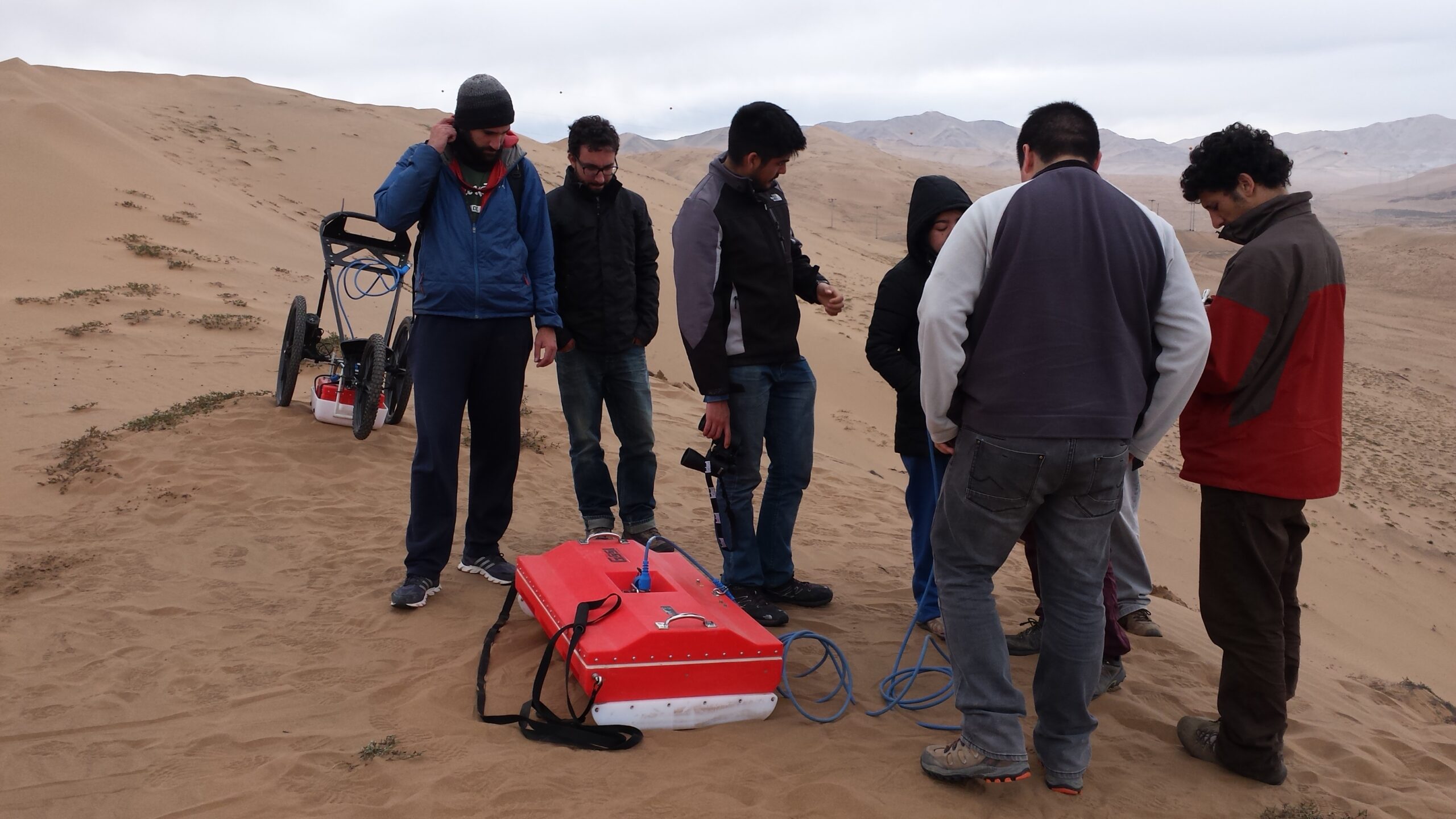 Inspección con equipo GPR GSSI